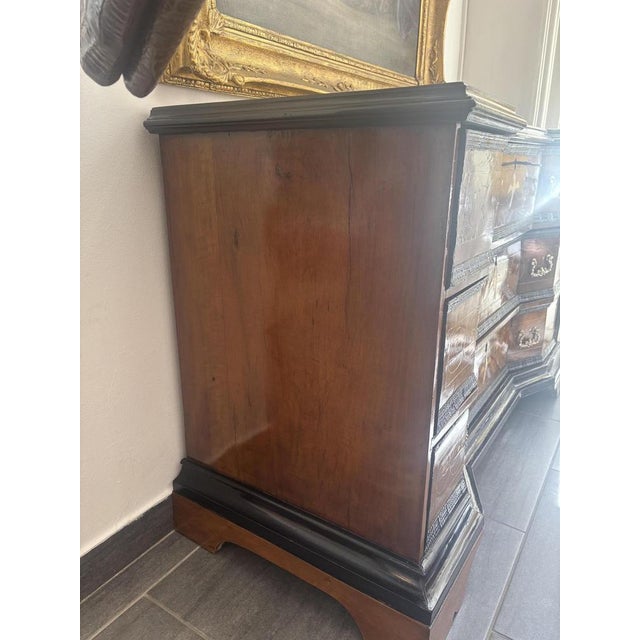 Black Baroque Italian Chest of Drawers For Sale - Image 8 of 12