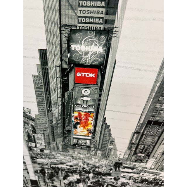 New York City Times Square Black & White Photography Wall Art For Sale - Image 9 of 12
