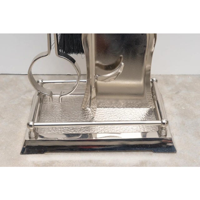 Hollis Jones Style Fire Tools in Lucite and Nickel For Sale - Image 12 of 13
