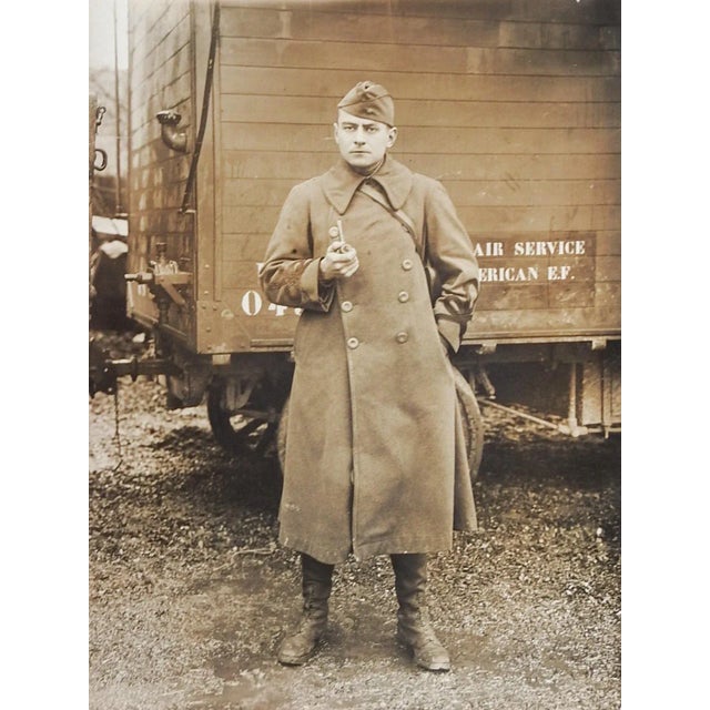 1918 Serviceman American Expeditionary Force Ww1 Photograph Air Service For Sale
