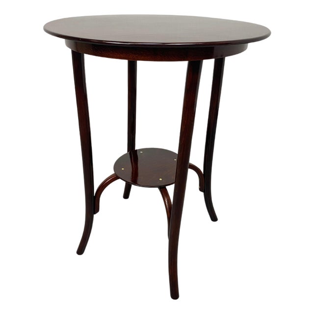 Round Coffee Table attributed to Thonet, 1890s For Sale