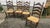 Shabby Chic Set of 6 Vintage Ladder Back Dining Chairs With Rush Seats, French Country Cottage Style For Sale - Image 3 of 18