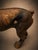 Brown Antique American Cast Iron Boston Terrier Doorstop With Original Painted Surface For Sale - Image 8 of 8