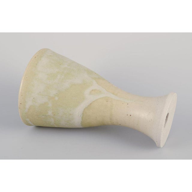 Late 20th Century Swedish Ceramic Mug in Glaze in Light Tones For Sale - Image 5 of 8