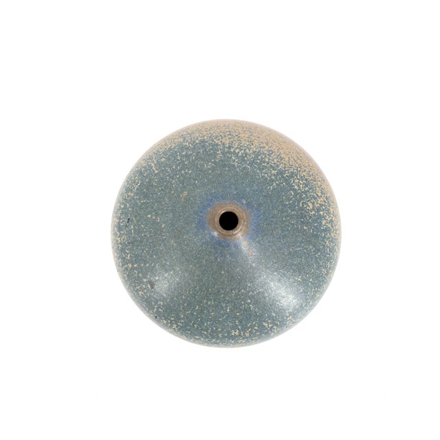 Mid-Century Modern Mid-Century Studio Ceramic Flower Vase with Incised Signature, 1950s For Sale - Image 3 of 9