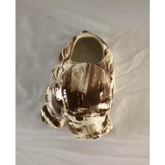 Mid-Century Modern 1950’s Cocker Spaniel Dog Planter For Sale - Image 3 of 9