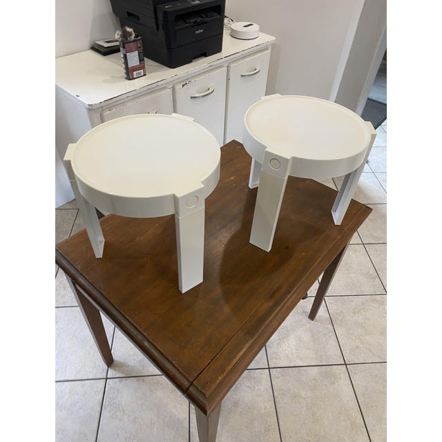 Round Nesting Coffee Tables by Marc Held for Prisunic, 1970, Set of 2 For Sale - Image 14 of 16