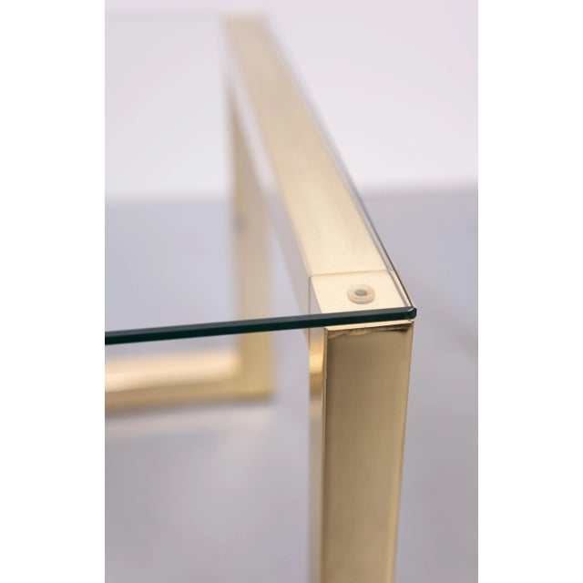 Vintage Brass Square Side Tables from Renato Zevi, 1970s, Set of 2 For Sale - Image 4 of 8