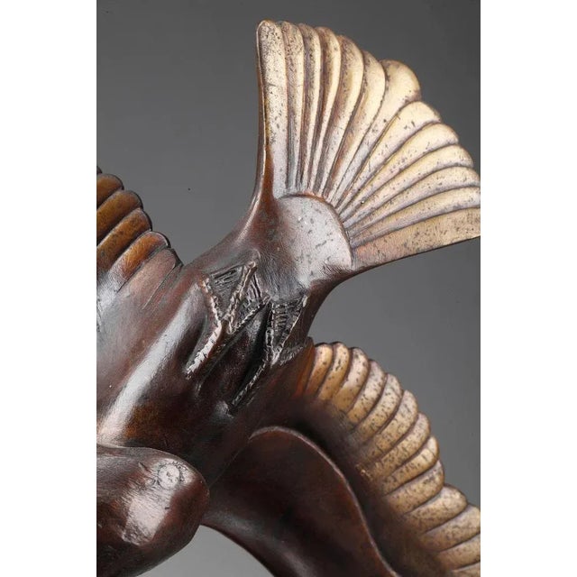 Bronze Flying Gulls Figure by Enrique Molins For Sale - Image 12 of 16