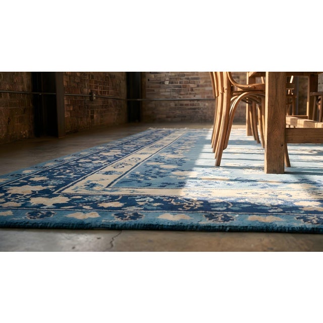Textile Antique Chinese Peking Rug For Sale - Image 7 of 9