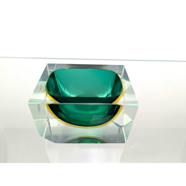 Flavio Poli Sommerso Murano Ashtray by Flavio Poli and Alessandro Mandruzzato for Seguso Vetri d'Arte, Italy, 1960s For Sale - Image 4 of 18