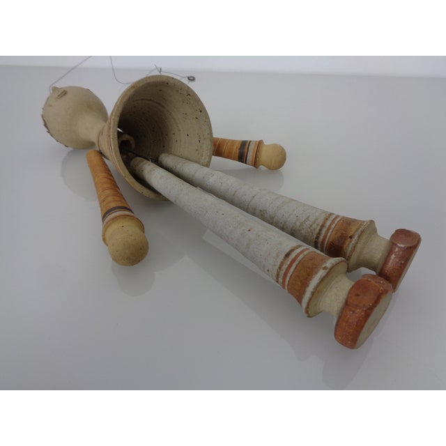 Figurative Studio Ceramic Wind Chime by Karen Boel, Denmark, 1960s For Sale - Image 12 of 18