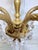 Vintage Brass Chandelier With Crystal Prisms For Sale - Image 9 of 12