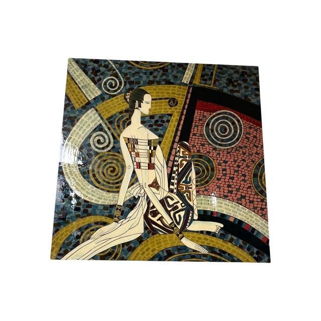 We have for your consideration a very large and beautiful wall art in the style of ting shao kuang manufactured around the...