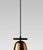Lighto T Gr Golden Glossy Suspension Lamp by Jaime Hayson for Parachilna For Sale - Image 6 of 10