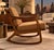 Mid-Century Modern 1950s Attributed to Lawrence Peabody Rocking Chair For Sale - Image 3 of 7