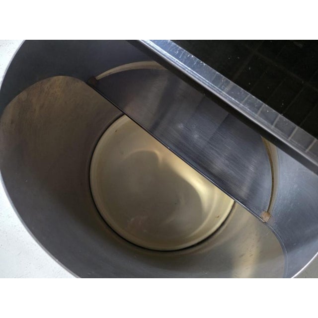 Metal Coffee Table with Concealed Dry Bar by Ludovico Acerbis for Acerbis, Italy, 1970s For Sale - Image 7 of 8