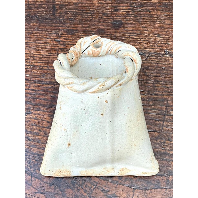 Tracy Signed Ceramic Wall Pocket For Sale - Image 4 of 17