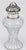 Traditional Antique American Sterling Silver and Cut Crystal Dresser Bottle, circa 1900 For Sale - Image 3 of 17