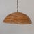 1960s Large Italian Rattan Dome Pendant Light For Sale - Image 9 of 13
