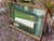 Green Vintage Hand-Painted Tropical Landscape Beveled Wall Mirror For Sale - Image 8 of 12