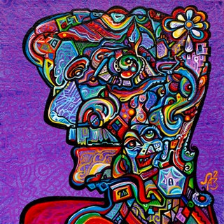Alexander Arshansky, "Tired of Guessing" Abstract/Cubist Piece For Sale