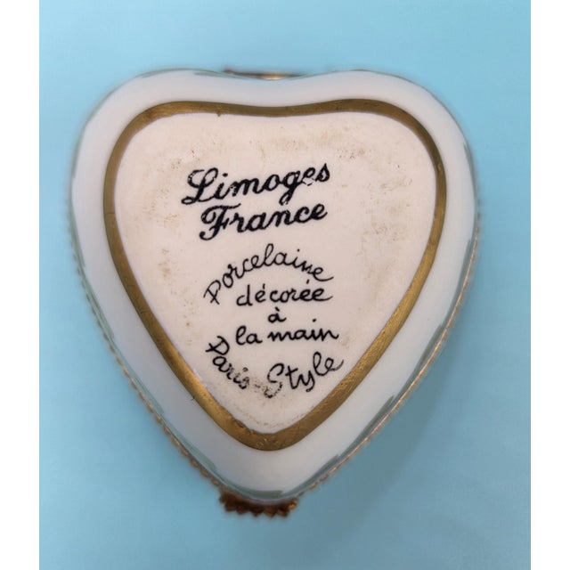 Vintage Curated Collection Fine Porcelain Trinket Boxes Featuring Tiffany & Co., Limoges & Lenox- Set of 5 For Sale - Image 10 of 18