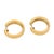 Vintage 1.90 Carat Diamond 18k Yellow Gold Hoop Earrings, A Pair For Sale In Los Angeles - Image 6 of 7
