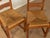 Wood Brutalist Dining Chairs, Set of 6 For Sale - Image 7 of 9