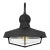 Thomas O'Brien by Visual Comfort Studio Hollis 1-Light Outdoor Large Lantern Sconce in Textured Black For Sale