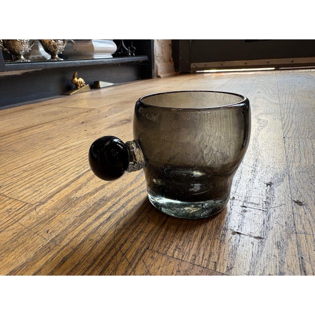 Contemporary Set of Smoky Modern Espresso For Sale - Image 3 of 5