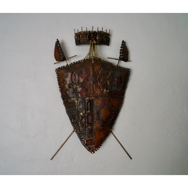 1960's Brutalist Wall Sculpture For Sale - Image 11 of 11