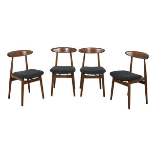 Mid-Century Modern Dining Chairs from Zamojska Furniture Factory, 1960s, Set of 4 For Sale
