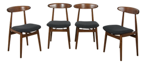 Mid-Century Modern Dining Chairs from Zamojska Furniture Factory, 1960s, Set of 4