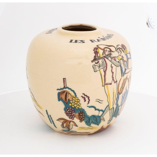 Ceramic Robert Lallement "Les Raisins" Ceramic Jar For Sale - Image 7 of 11