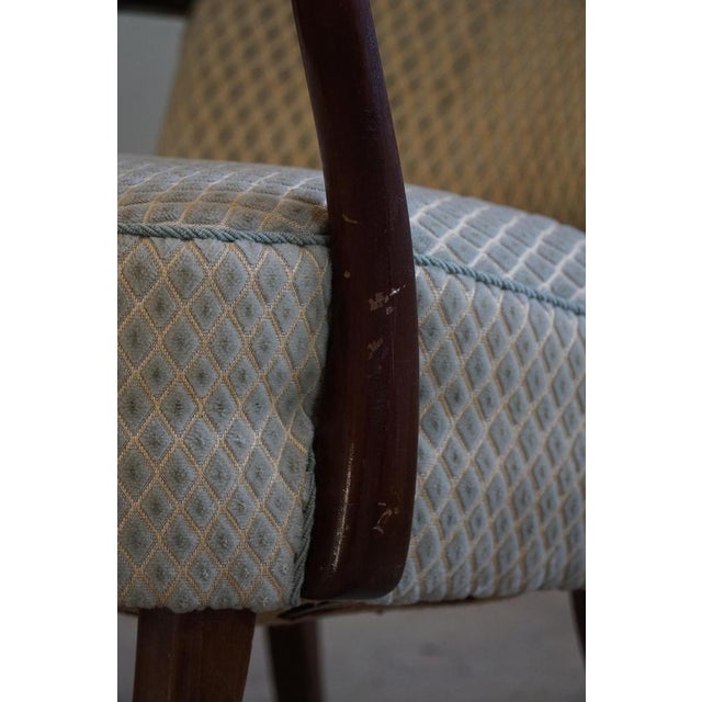 Set of Danish Modern Lounge Chair with Footstool in Beech by Slagelse Mobelvaerk, 1960s For Sale - Image 11 of 18