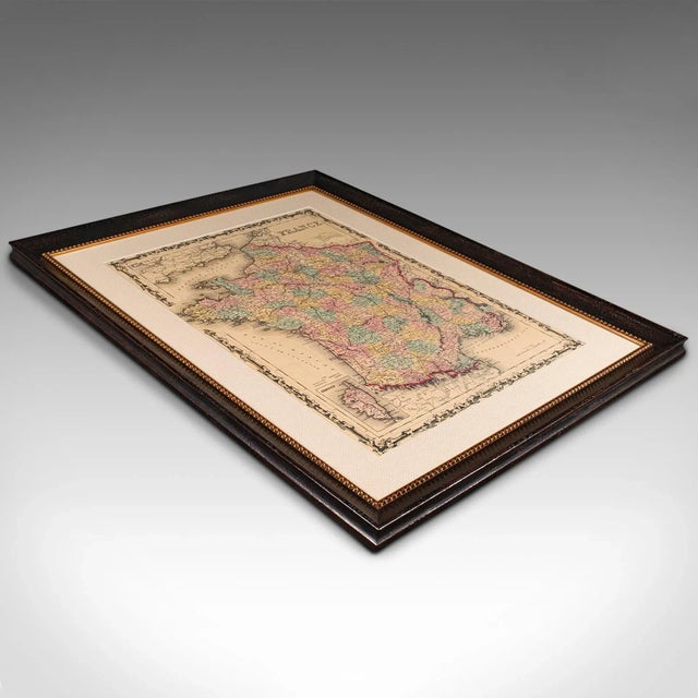 1970's Large Vintage France Map For Sale - Image 9 of 10