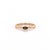 Contemporary Dainty Marquise Smoky Quartz Solitaire Ring | 18k Gold Plated Everyday Band | Modern Minimalist Promise Ring Us 7 For Sale - Image 3 of 3