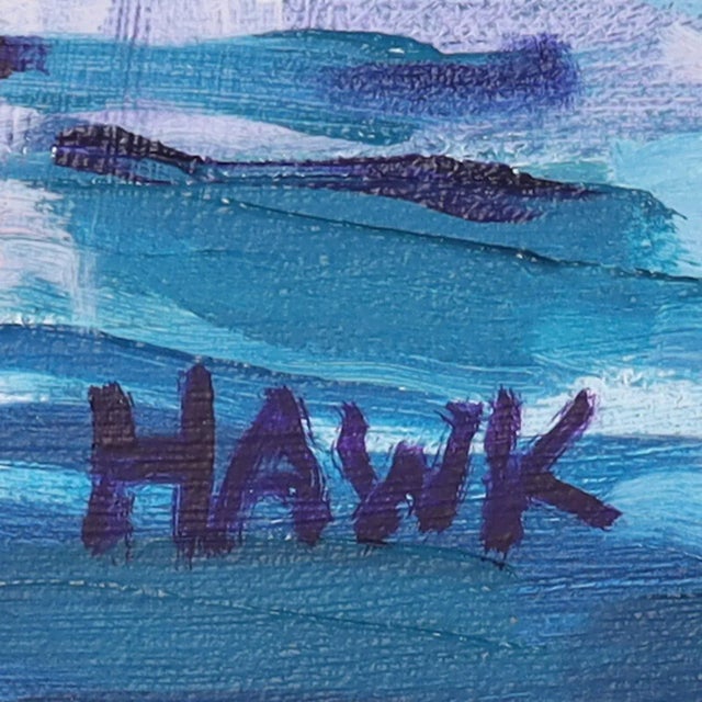 Painting on Canvas of a Tropical Scene For Sale - Image 9 of 10