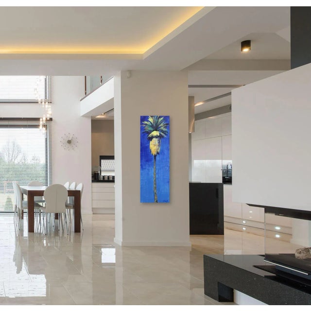 Textile "Late Afternoon Blues" Original Artwork by Kathleen Keifer For Sale - Image 7 of 8