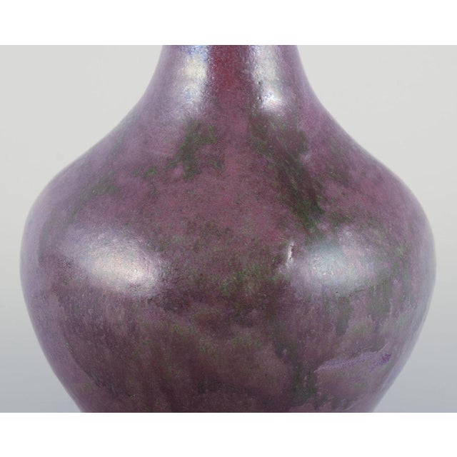 Danish Ceramici Vase in Luster Glaze from Søren Kongstrand, 1920s For Sale - Image 4 of 7