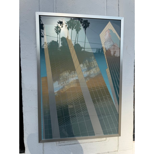 Contemporary 1990s "Enfilade" by Don Munz Original Embossed Serigraph For Sale - Image 3 of 13