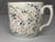 French Antique Hand Painted Forget Me Not Doves Cup and Saucer c. 1900 For Sale - Image 3 of 9