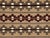 Textile Vintage Native American Indian Navajo Rug, Geometric Banded Pattern, Wool & Cotton, 2x3 For Sale - Image 7 of 14