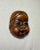 Japanese Antique Japanese Hand Carved Boxwood Netsuke Okame Noh Mask Mennetsuke Sculpture For Sale - Image 3 of 10