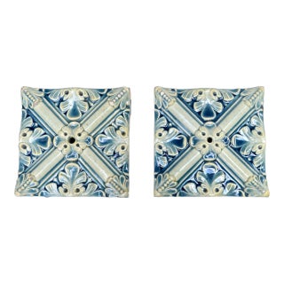 Antique French Hand Made Tiles For Sale