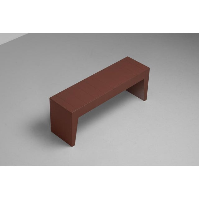 Small Church Bench by Jan de Jong, 1966 For Sale - Image 9 of 16