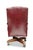 1970s 20th Century Button Back Chesterfield Revolving Desk Chair with Polished Burgundy Red Leather Upholstery with Tilt Action, 1970s For Sale - Image 5 of 7