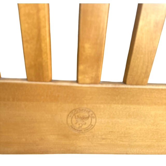 Solid Maple Mission Style Twin Bedframe Made in Maine by Moosehead Furniture - Vintage Late 20th Century - 44" W 79" D 43" H For Sale In Saint Louis - Image 6 of 6