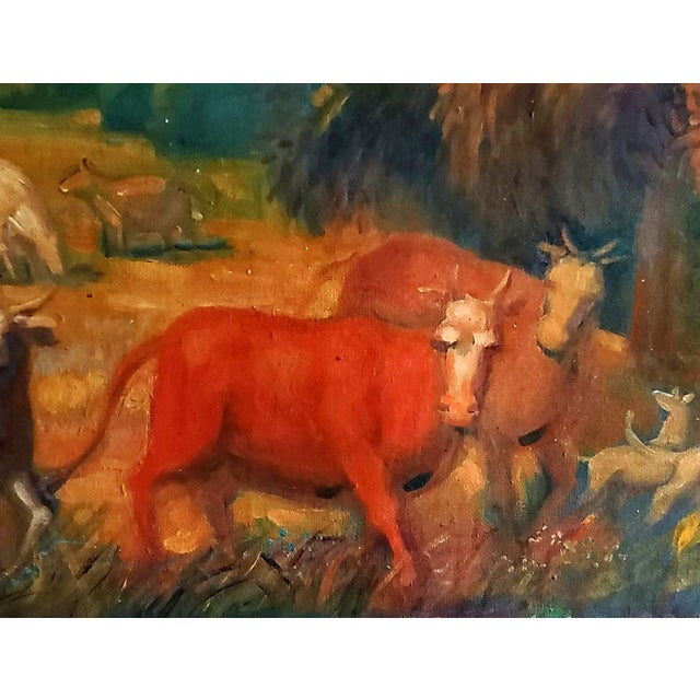 Oil Painting Before the Autumn Shower Daniil Litvinov For Sale - Image 4 of 8
